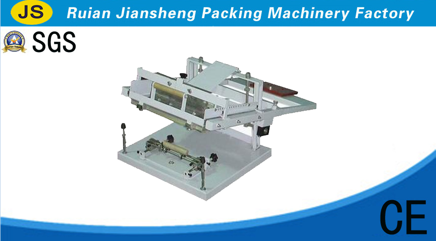 Manual curved screen printing machine